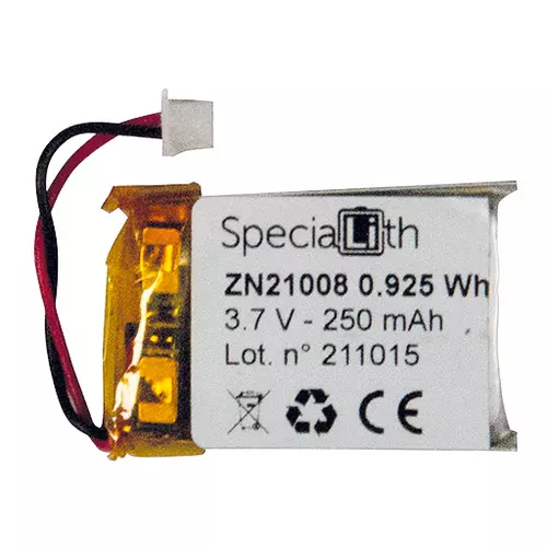 Li-ion 3,7V 250mAh rechargeable battery - 00914